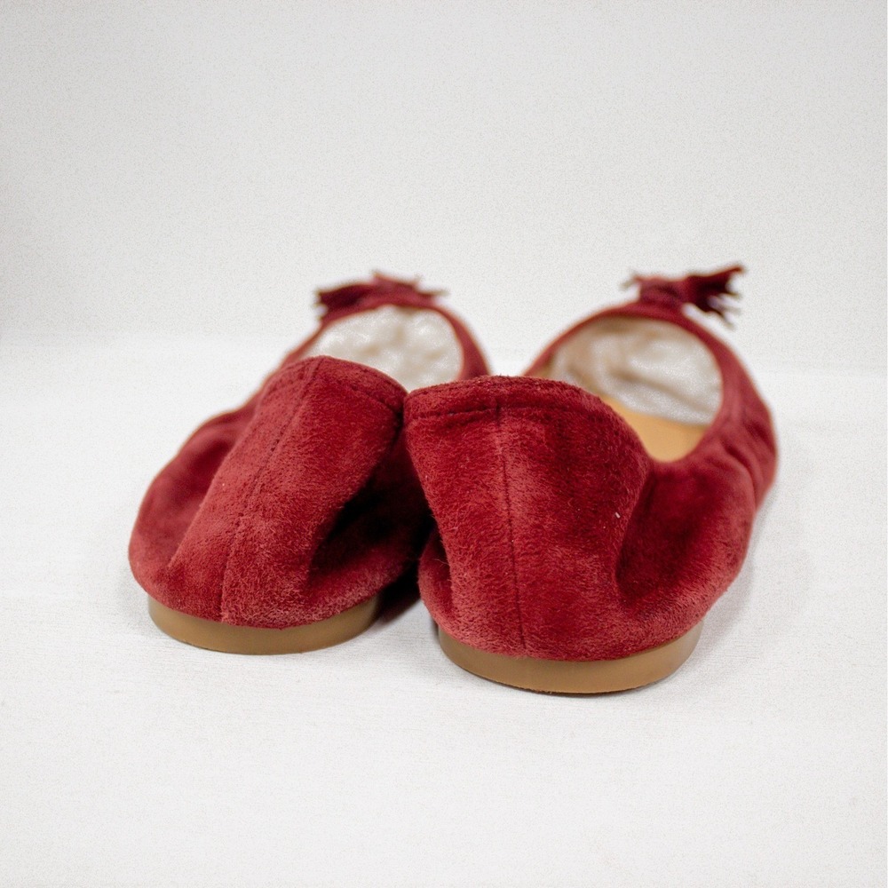 J Crew Lottie Flats Pointy Toe w/ Tassels Suede  | J Crew Shoes | Leather | 7.5 - Picture 8 of 10